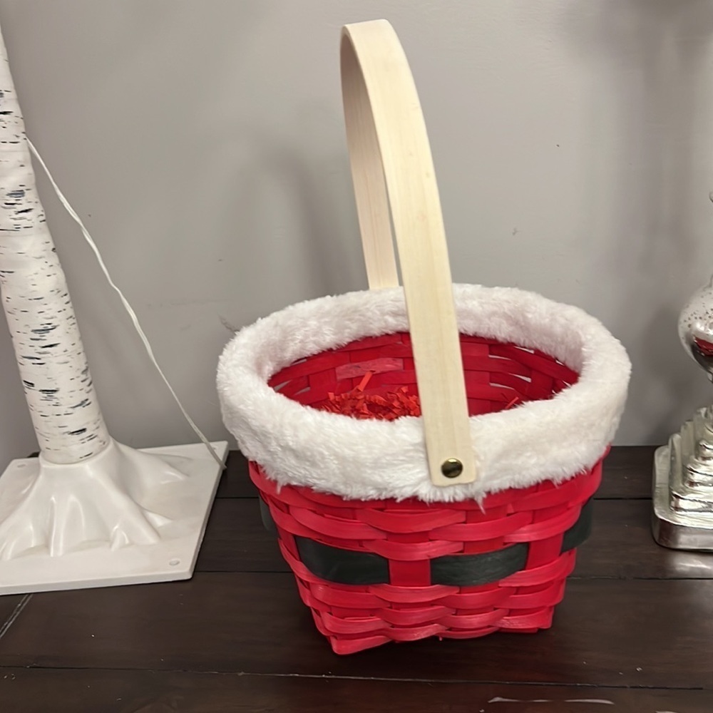 Santa wicker basket - Picture 4 of 6